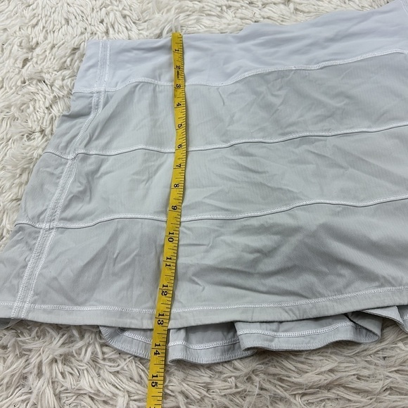 Lululemon Pace Rival Skirt (Tall) *4-way Stretch 15" White - Picture 2 of 6